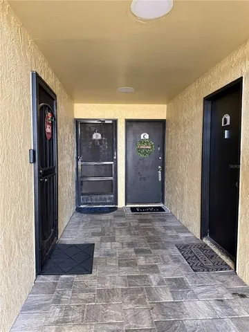 a view of an entryway door