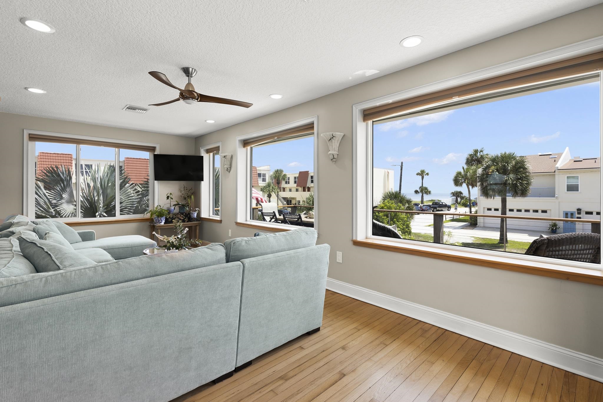 7 16th Street St. Augustine, FL 32080 - Photo 24 of 61 a living room with furniture and a large window