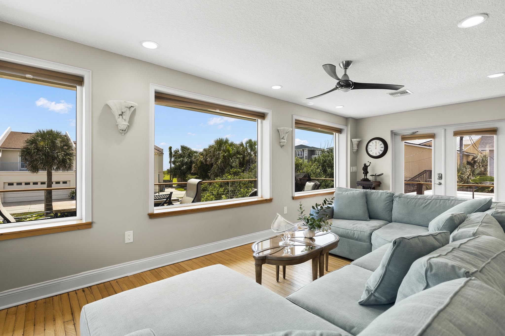 7 16th Street St. Augustine, FL 32080 - Photo 25 of 61 a living room with furniture and a large window
