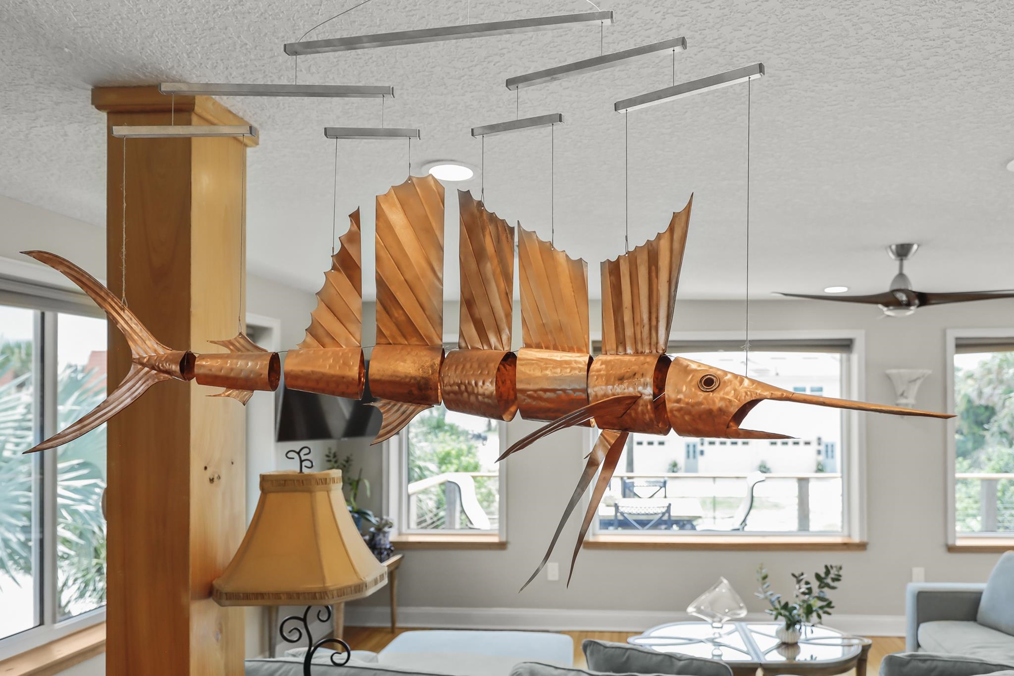 7 16th Street St. Augustine, FL 32080 - Photo 30 of 61 a view of a living room with a large window