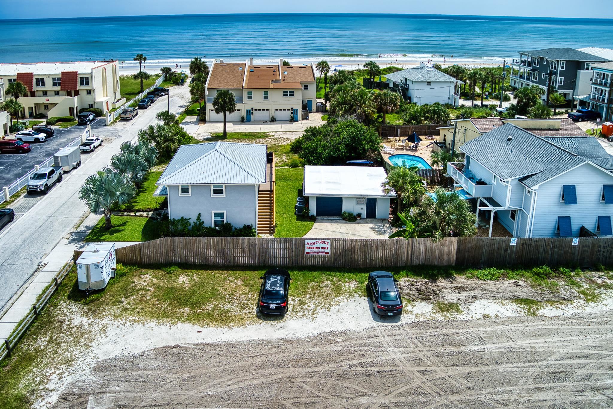 7 16th Street St. Augustine, FL 32080 - Photo 56 of 61 an aerial view of a house with a yard