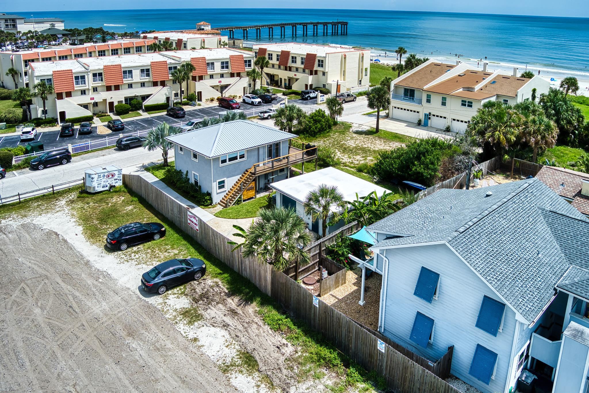 7 16th Street St. Augustine, FL 32080 - Photo 57 of 61 an aerial view of a house with yard swimming pool and outdoor seating