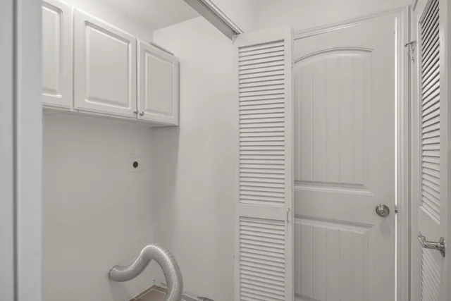 a close view of closet