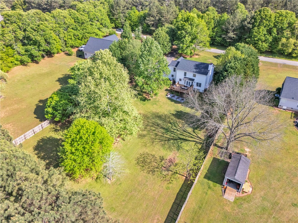 154 Hammond School Road Anderson, SC 29621 - Photo 31 of 33 This elevated perspective captures the expansive outdoor space surrounding the residence.