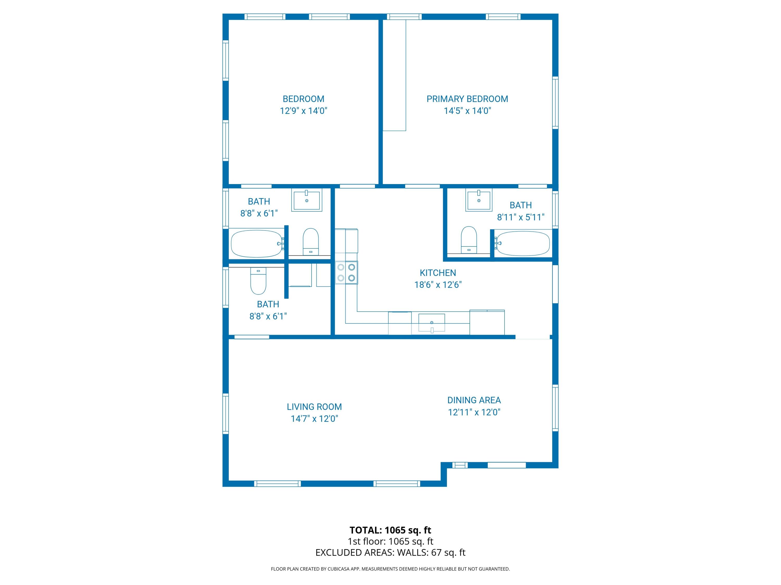 306 Ellis Street Augusta, GA 30901 - Photo 37 of 37 Floor Plan