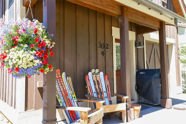 a front view of a house with entryway
