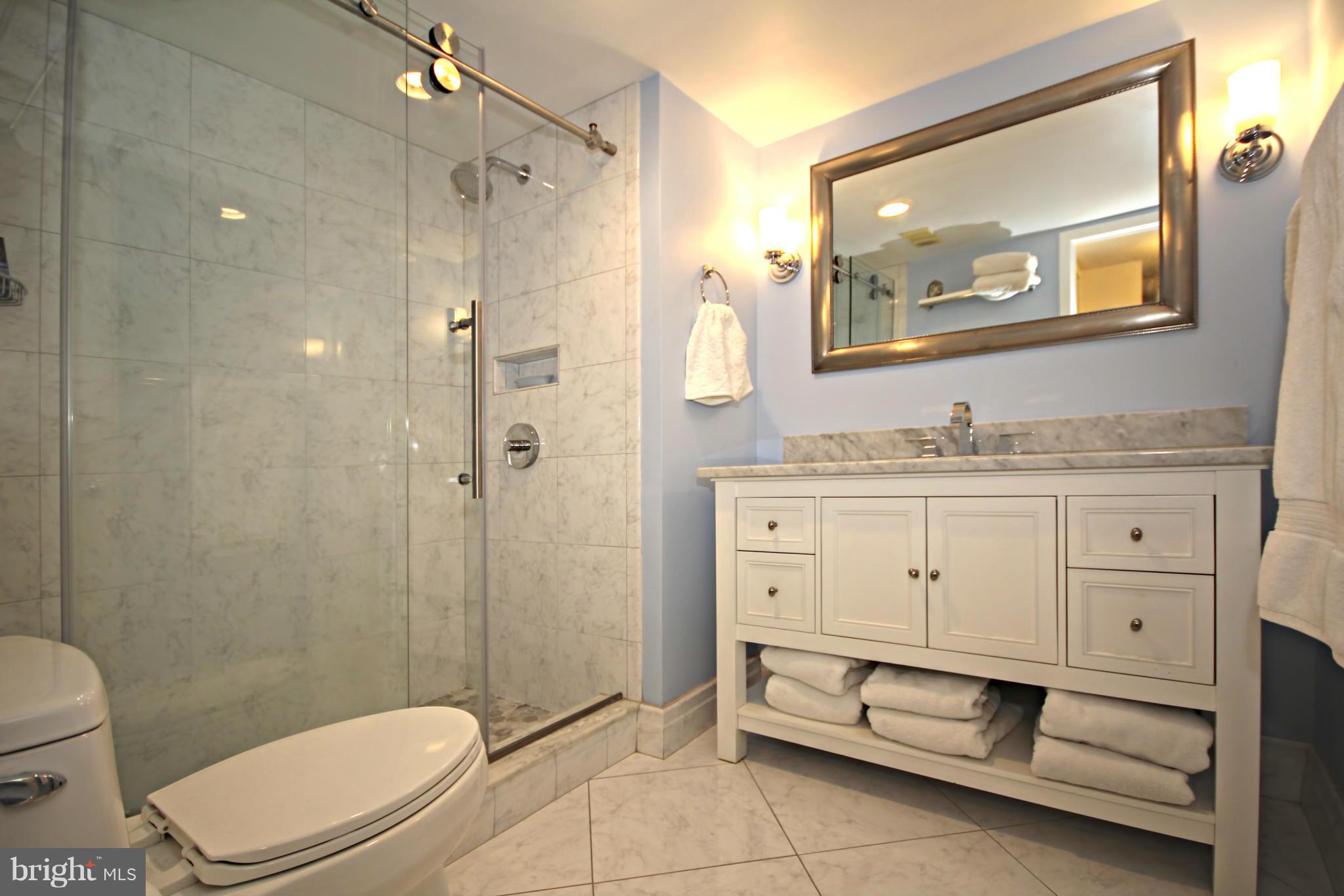 5505 Seminary Road, Unit 1301N Falls Church, VA 22041 - Photo 13 of 29 Carrara Marble Bath