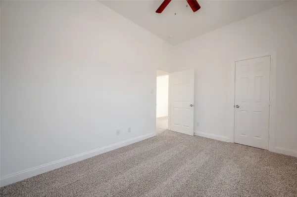 a view of an empty room