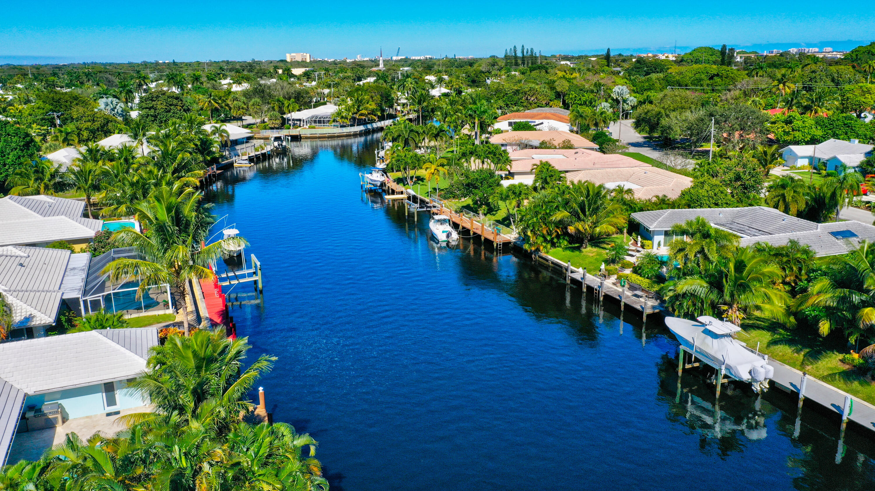 1310 Cypress Way Boca Raton, FL 33486 - Photo 48 of 49 Wide canal