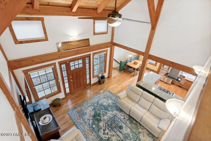 96 Cat Rock Road Cos Cob, CT 06807 - Photo 17 of 38 a view of an entryway with hardwood
