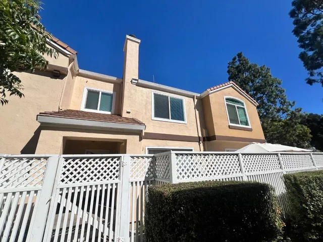 a view of a house with a door