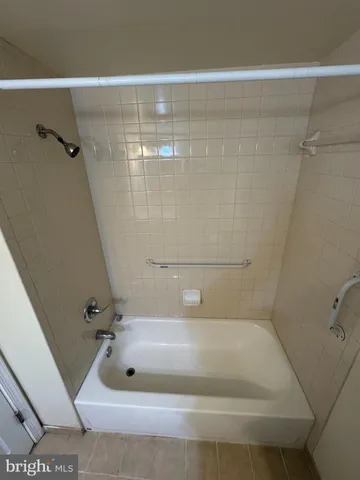 a bathroom with a tub