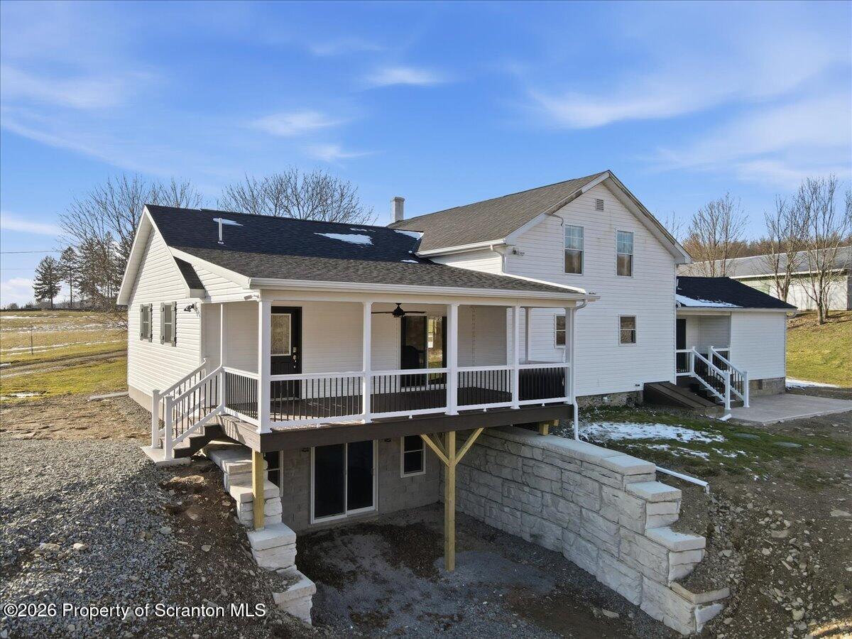 6105 State Rte 2012 Union Dale, PA 18470 - Photo 2 of 79 a front view of a house with a yard