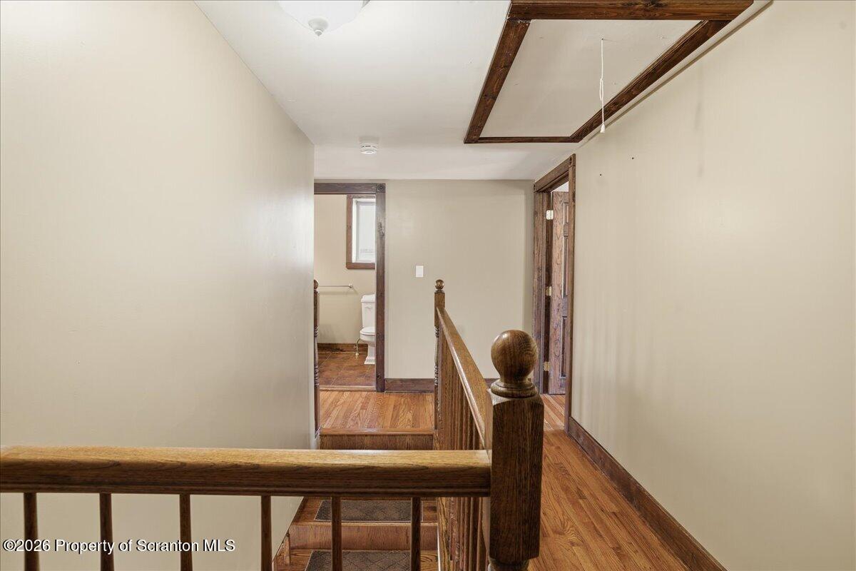 6105 State Rte 2012 Union Dale, PA 18470 - Photo 39 of 79 a view of staircase with railing and white walls