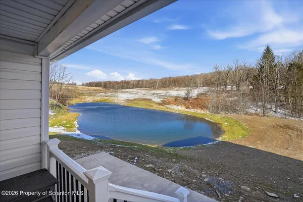 a view of an outdoor space and lake view