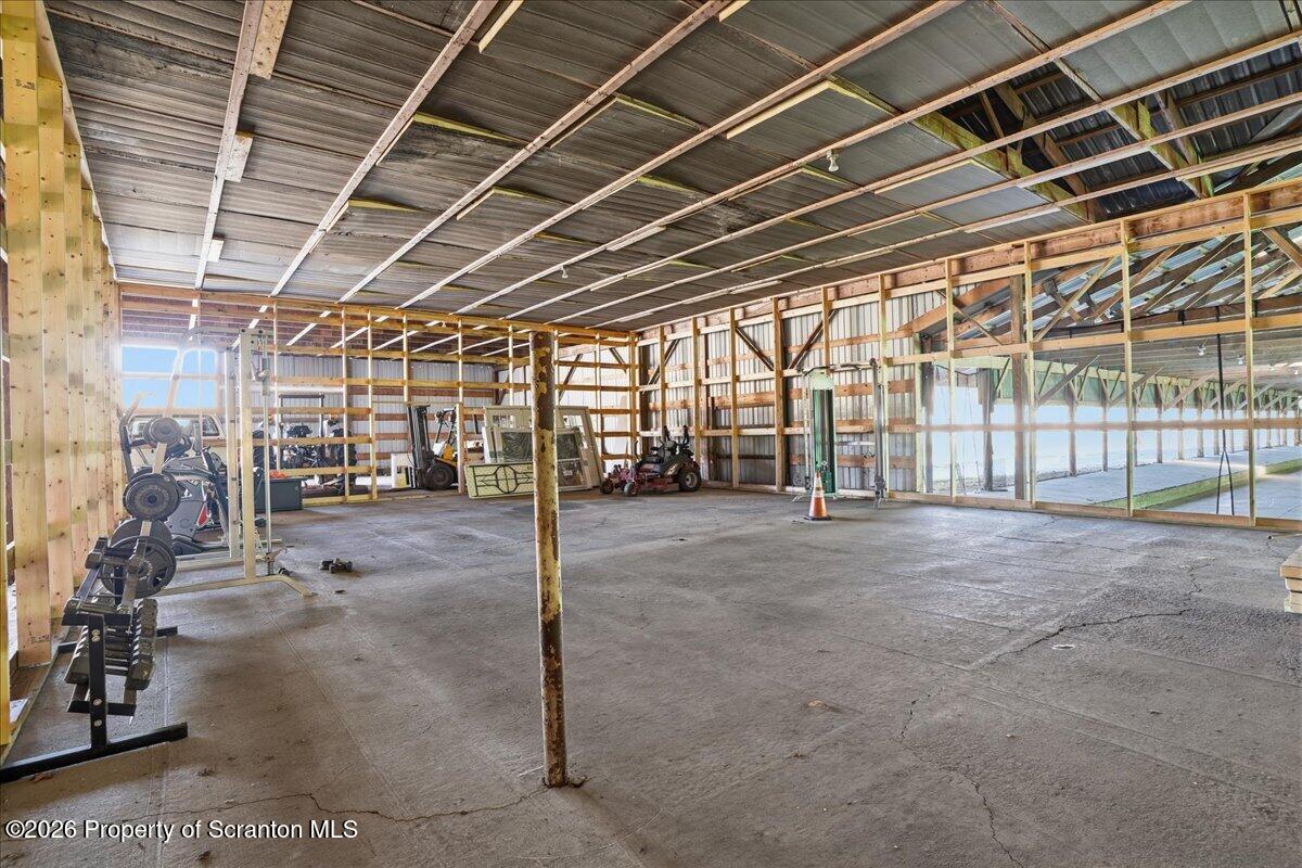 6105 State Rte 2012 Union Dale, PA 18470 - Photo 63 of 79 a view of empty room with wooden ceiling