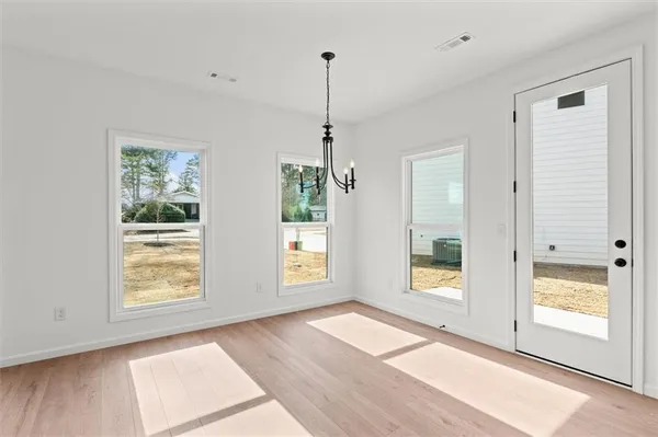 a view of an empty room with window