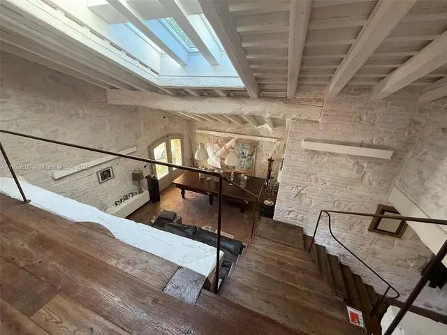 a view of wooden floor in a room