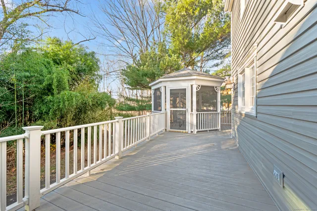 a view of a house with a balcony