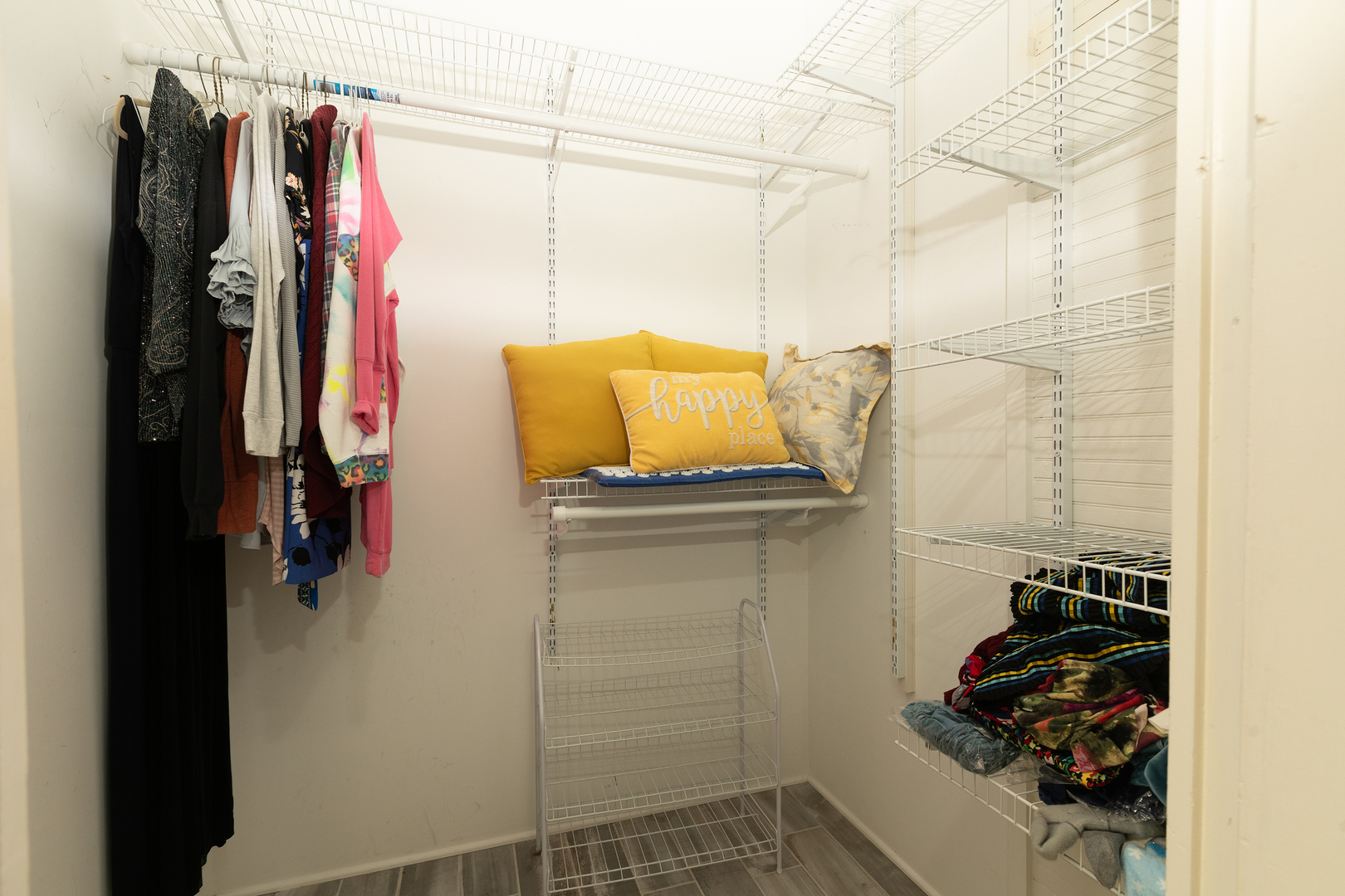 535 East Main Street Du Quoin, IL 62832 - Photo 34 of 75 a view of walk in closet with clothes and shoes