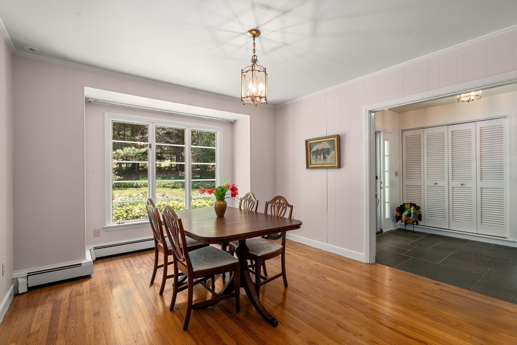 62 Mill Street Sherborn, MA 01770 - Photo 14 of 36 a view of a dining room with furniture window and wooden floor