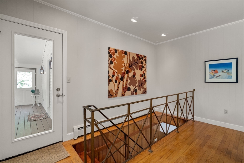 62 Mill Street Sherborn, MA 01770 - Photo 28 of 36 a view of an entryway with wooden floor