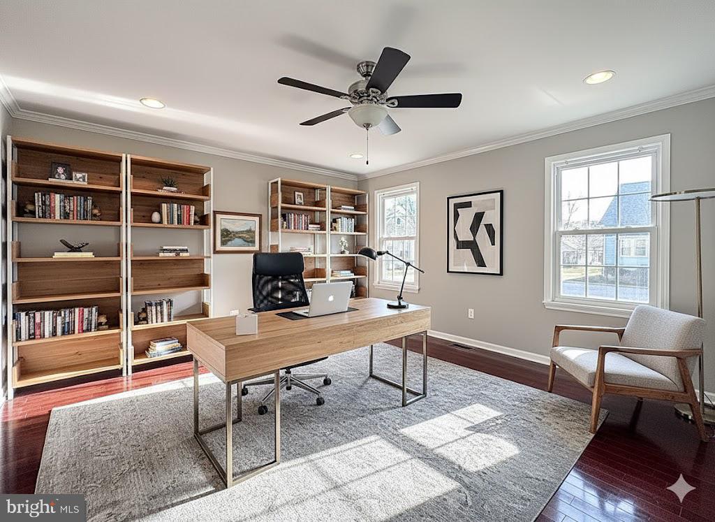 7 Ridgewood Road Gibbsboro, NJ 08026 - Photo 25 of 33 a workspace with wooden floor and a window