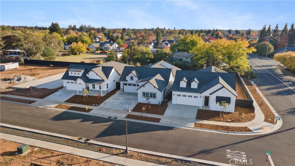22 Harkness Court Chico, CA 95973 - Photo 42 of 49 an aerial view of a house with a swimming pool