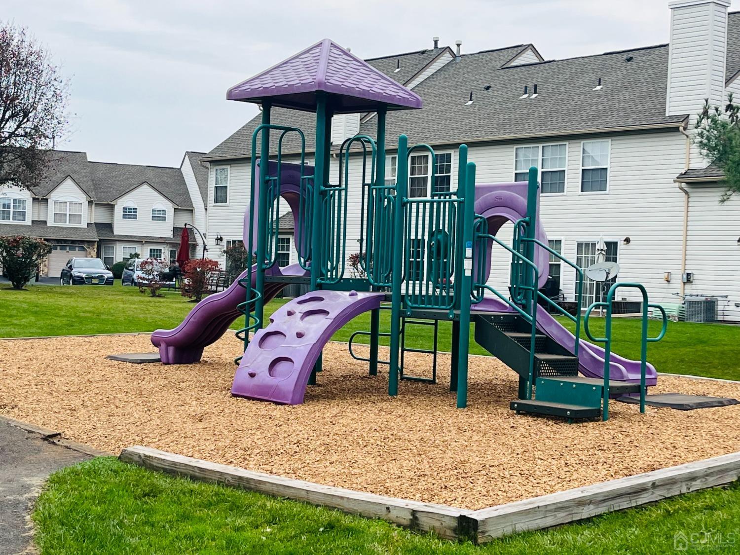 231 Nebula Road Piscataway, NJ 08854 - Photo 33 of 37 an aerial view of a house with swimming pool and a yard