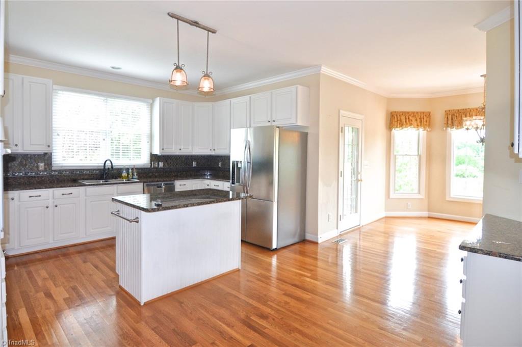 484 Hartman Road Winston-Salem, NC 27127 - Photo 14 of 30 Open kitchen with island