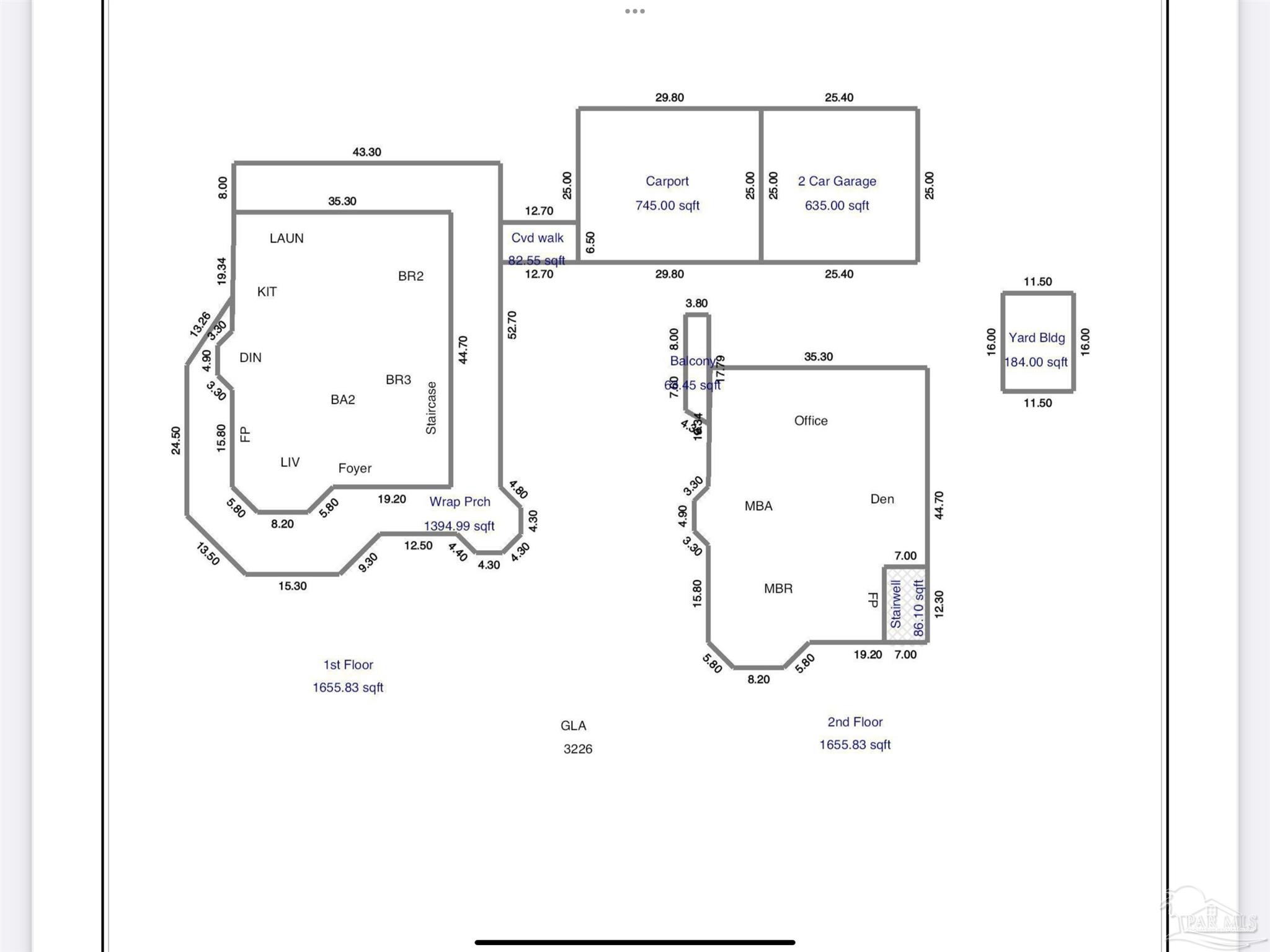 6251 Mary Kitchens Road Milton, FL 32583 - Photo 34 of 34 floor plans