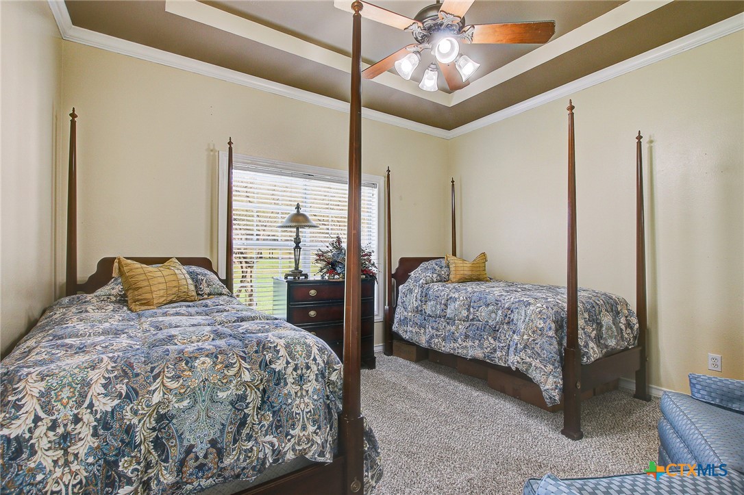 200 Carriage House Road Salado, TX 76571 - Photo 24 of 43 a bedroom with two beds and window