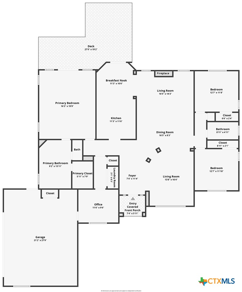 200 Carriage House Road Salado, TX 76571 - Photo 43 of 43 Floorplan