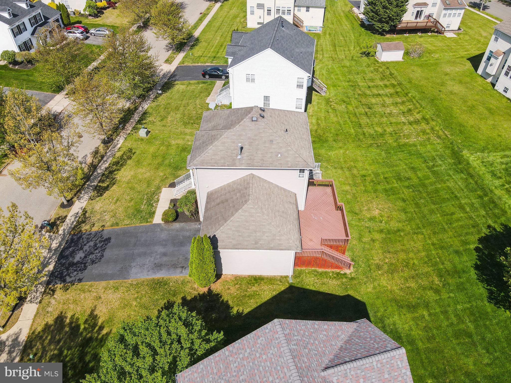 25 Keswick Road East Windsor, NJ 08520 - Photo 39 of 41 an aerial view of a house with a yard