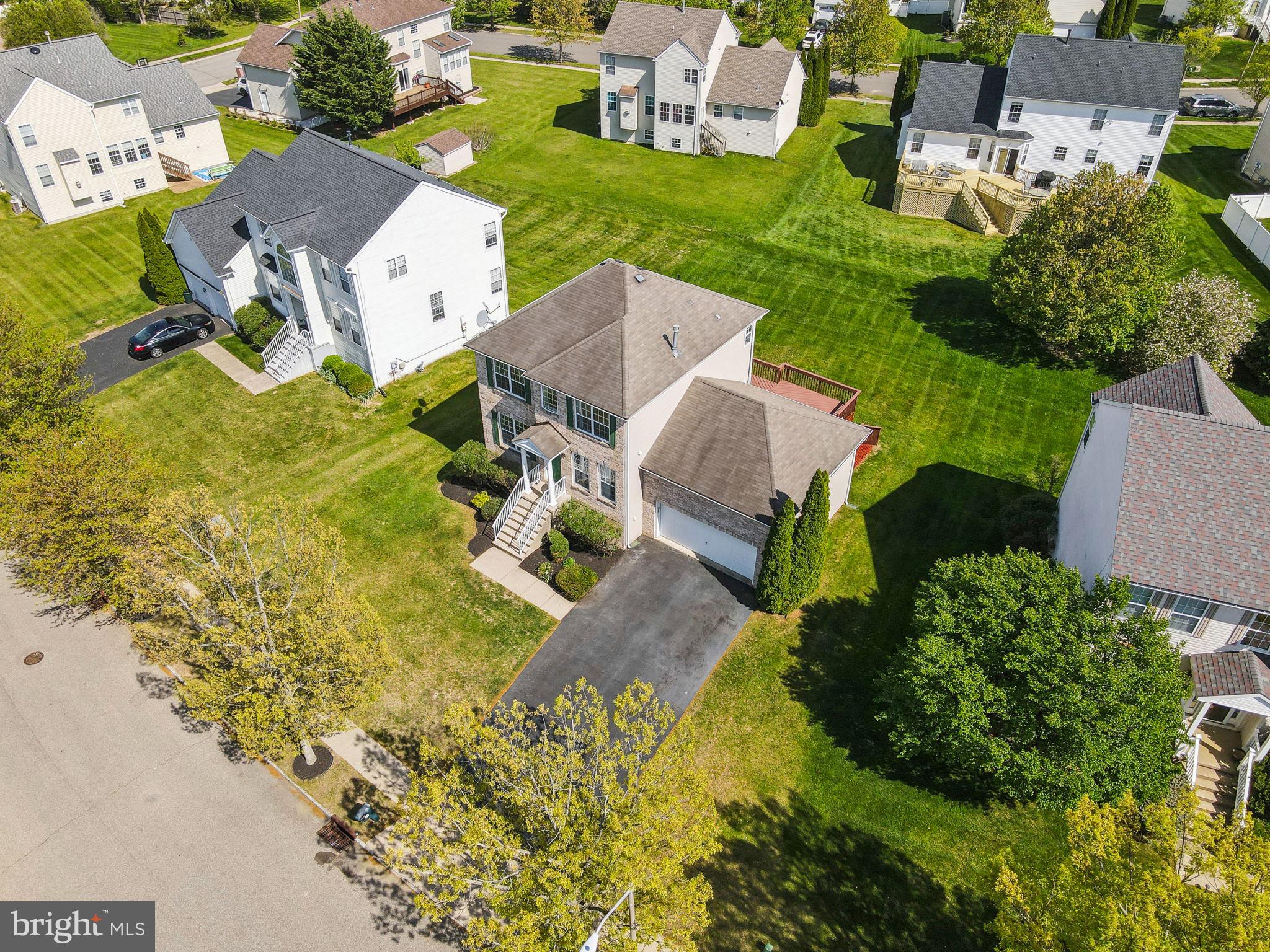 25 Keswick Road East Windsor, NJ 08520 - Photo 41 of 41 an aerial view of a house with a garden