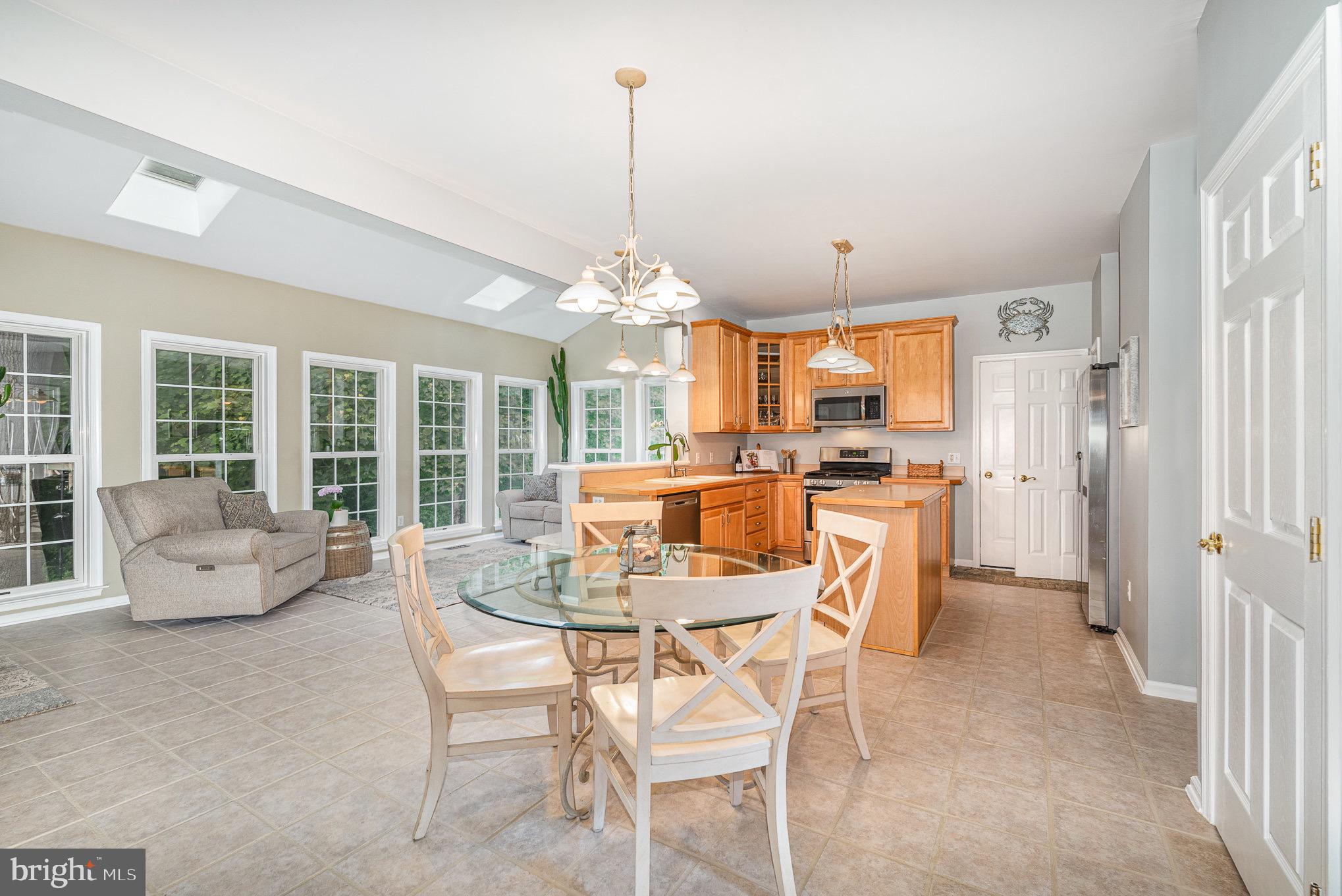 21 Paige Lane Elkton, MD 21921 - Photo 13 of 51 Open Kitchen, Dining, Sunroom.