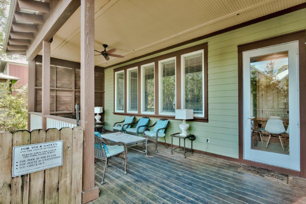 309 Defuniak Street Santa Rosa Beach, FL 32459 - Photo 18 of 53 a view of front door with deck