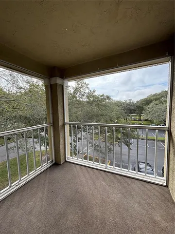 a view of outdoor space with balcony