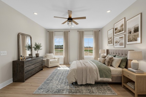 1233 Coleytown Road Lafayette, TN 37083 - Photo 18 of 39 a spacious bedroom with a bed and glass windows
