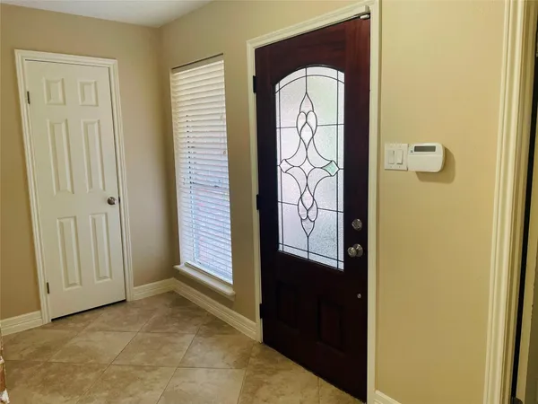 a view of front door