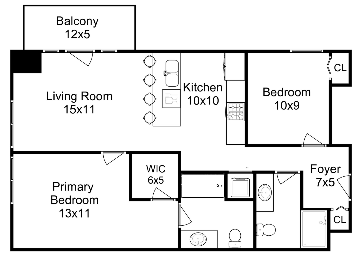 320 East 21st Street, Unit 617 Chicago, IL 60616 - Photo 16 of 23 a picture of a white and white photo