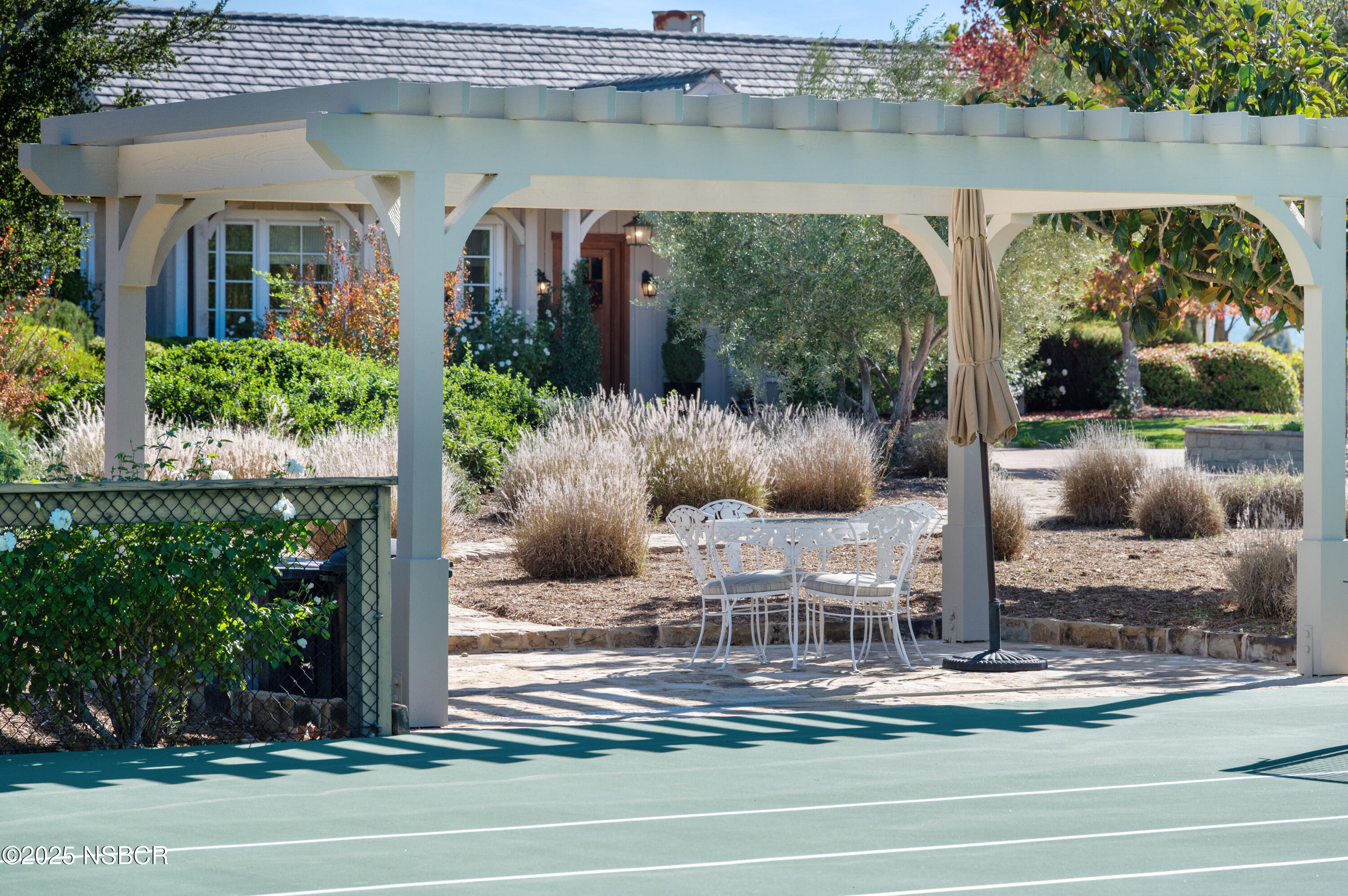 1645 Still Meadow Road Solvang, CA 93463 - Photo 49 of 59 Pergola at tennis court