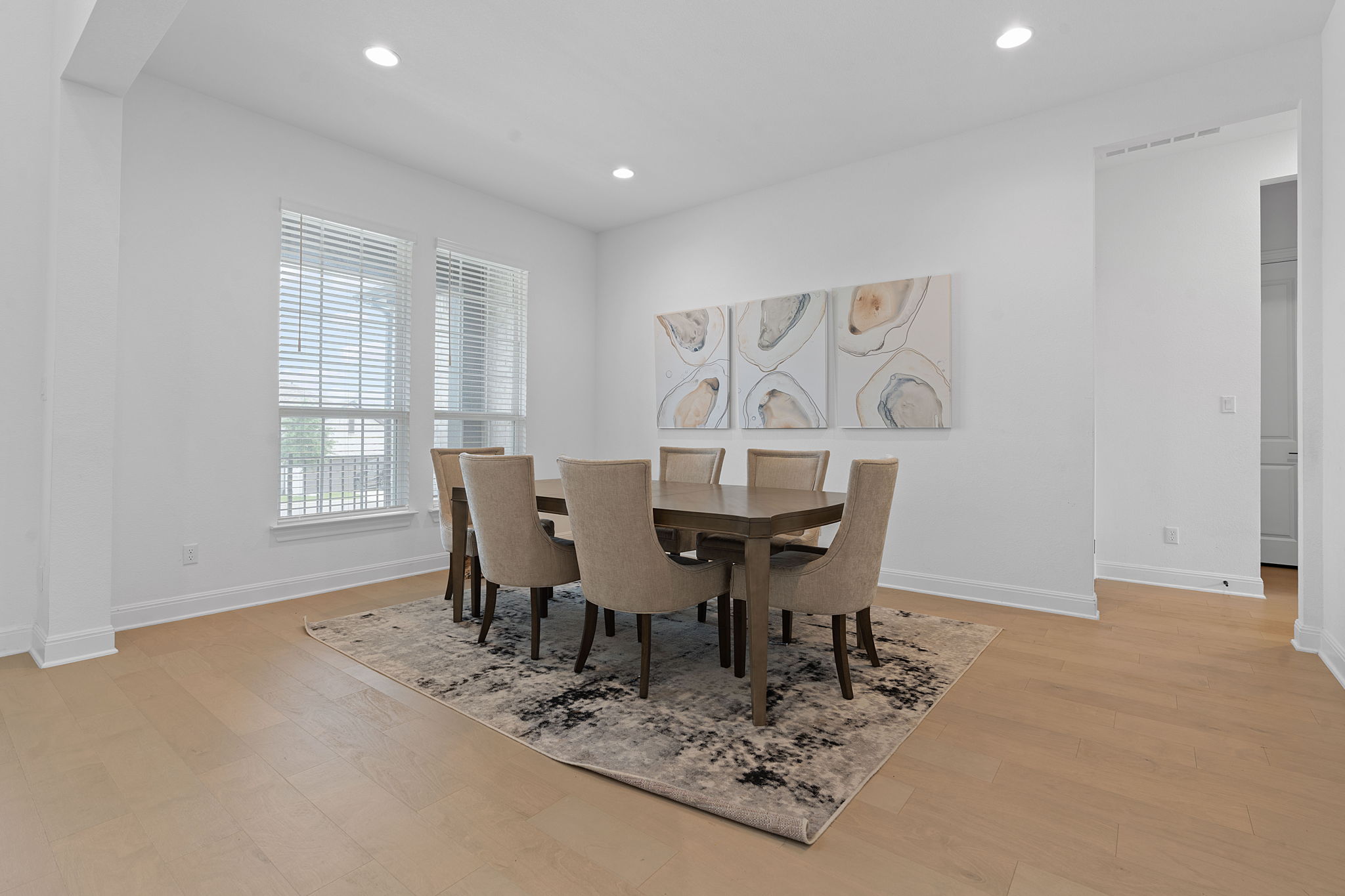 309 Pear Tree Lane Austin, TX 78737 - Photo 13 of 39 a view of a dining room with furniture and window