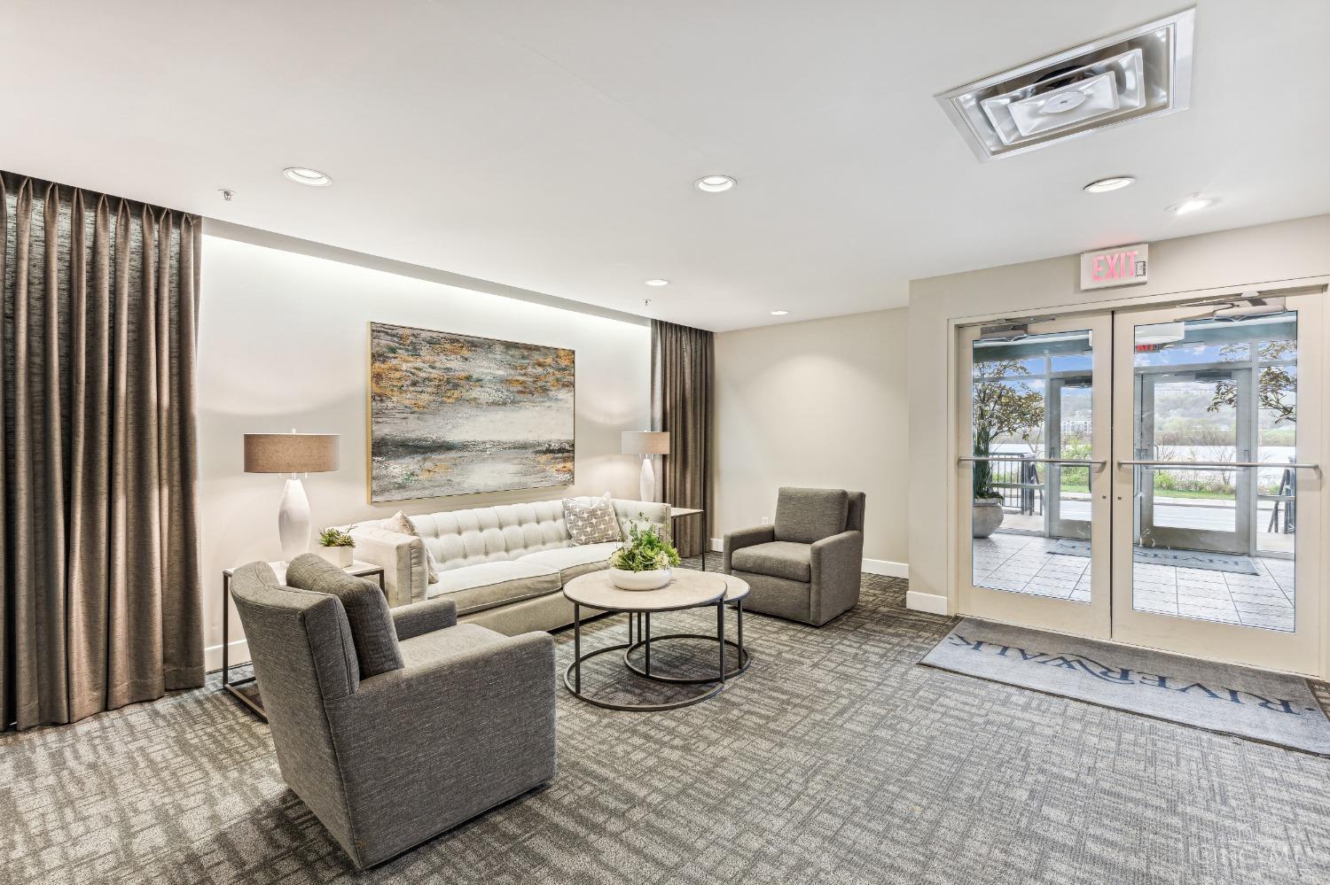 2260 Riverside Drive, Unit 205 Cincinnati, OH 45202 - Photo 5 of 37 The recently updated, boutique hotel style lobby is a welcome environment for your guests...
