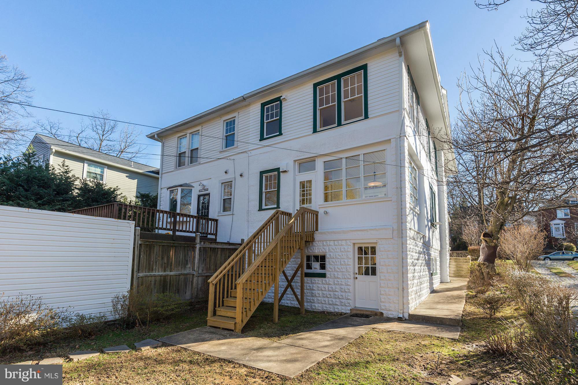 3837 Military Road Northwest Washington, DC 20015 - Photo 30 of 30 Exterior (Rear)