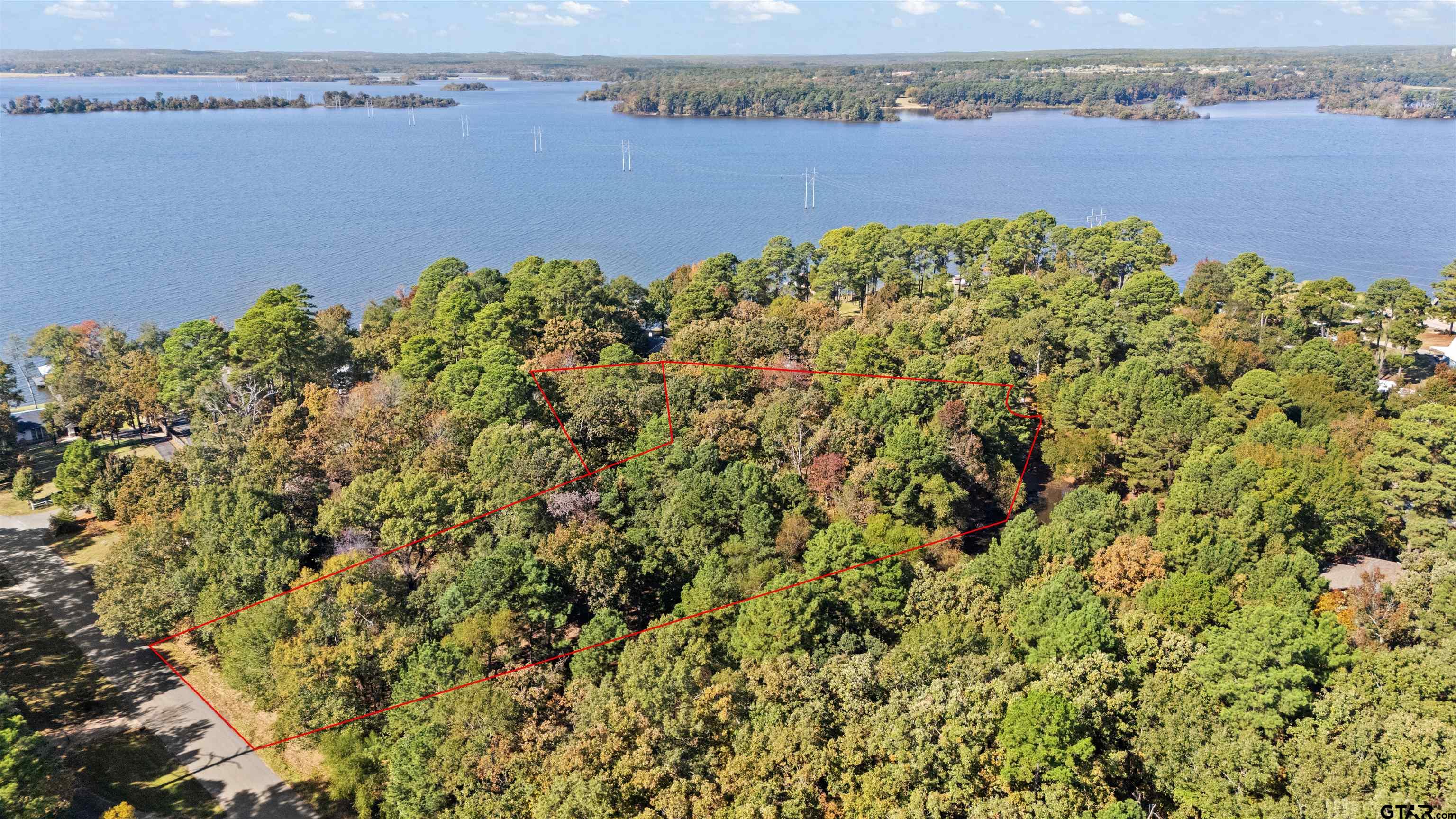 Tbd Hickory Trail Flint, TX 75762 - Photo 1 of 15 view of a lake with houses in the back