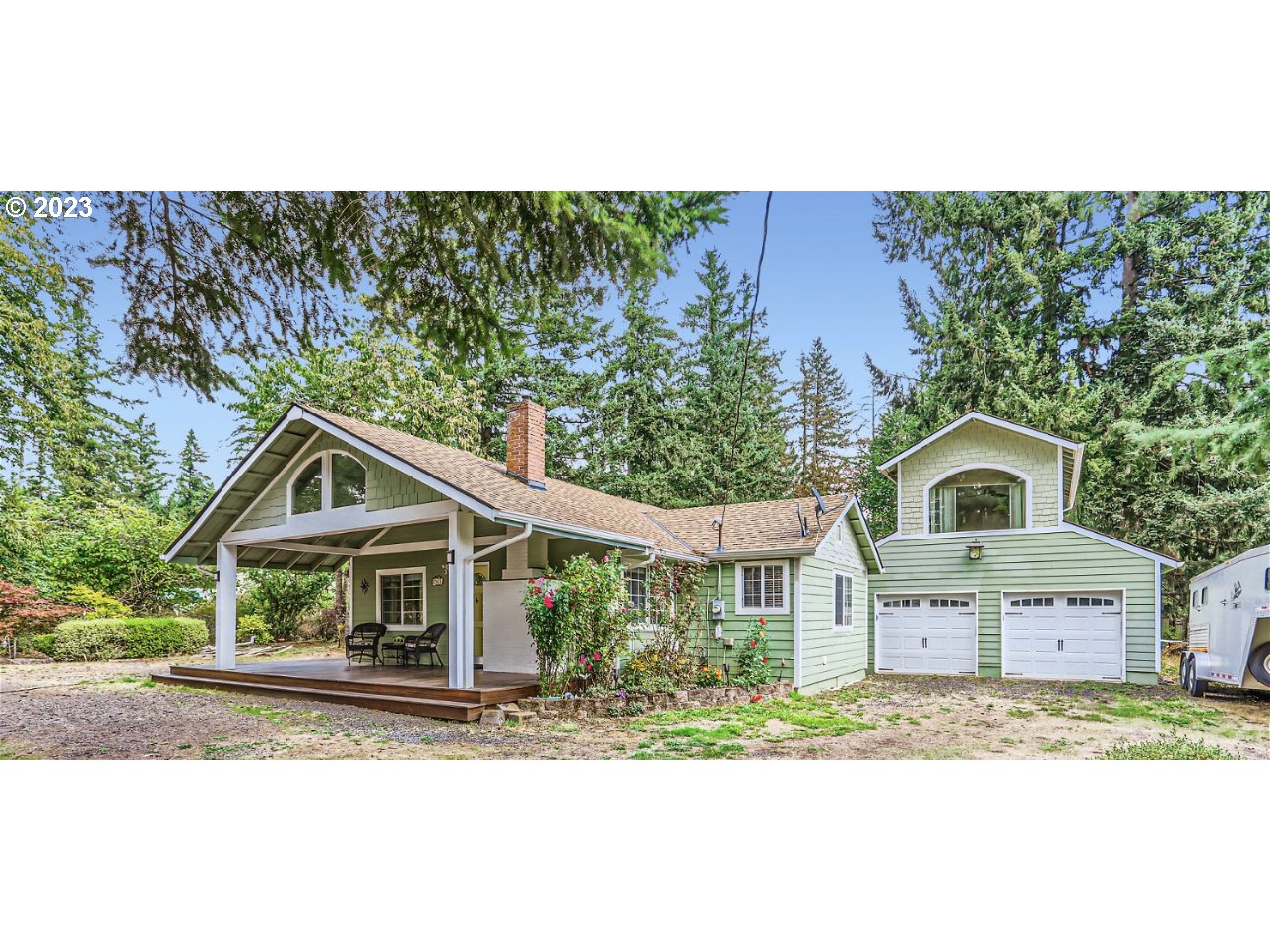 13611 South Union Hall Road Canby, OR 97013 - Photo 4 of 29 a front view of a house with a yard