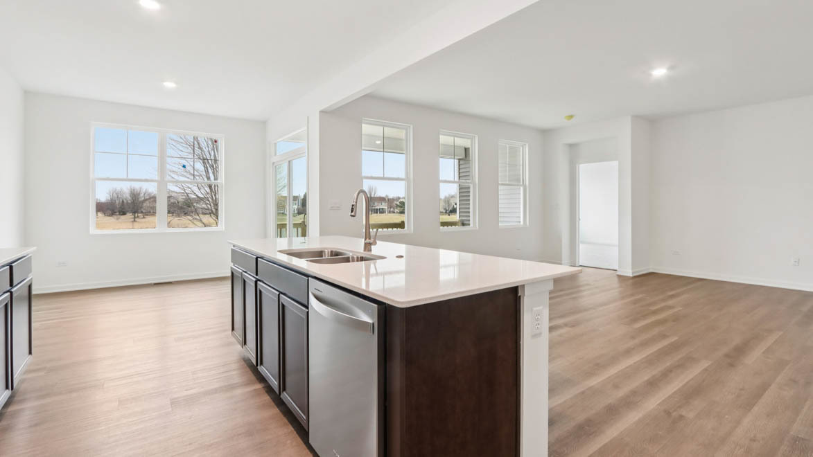 284 Snowdrop Lane Elgin, IL 60124 - Photo 5 of 33 a kitchen with a sink and a window