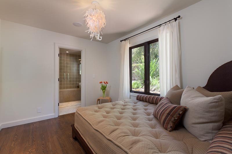 1021 Las Alturas Road Santa Barbara, CA 93103 - Photo 14 of 20 a bedroom with a bed and a window