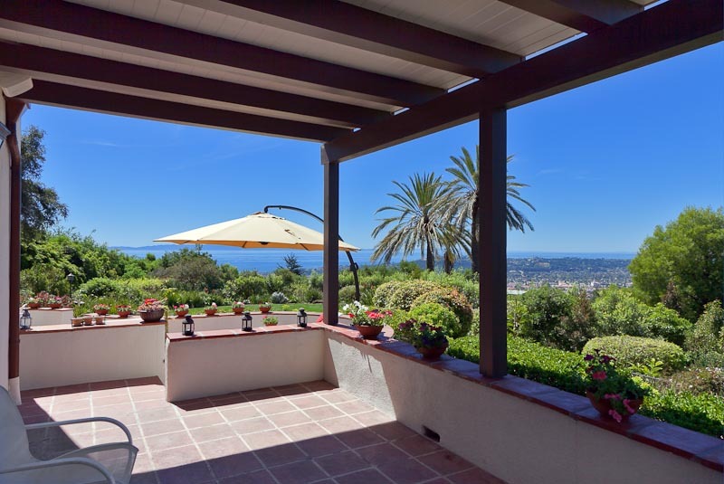 1021 Las Alturas Road Santa Barbara, CA 93103 - Photo 16 of 20 a view of a patio